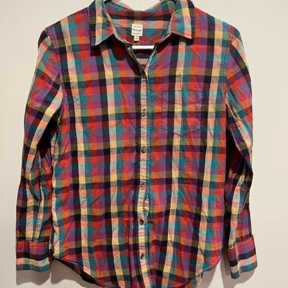 MADEWELL | plaid gingham button up